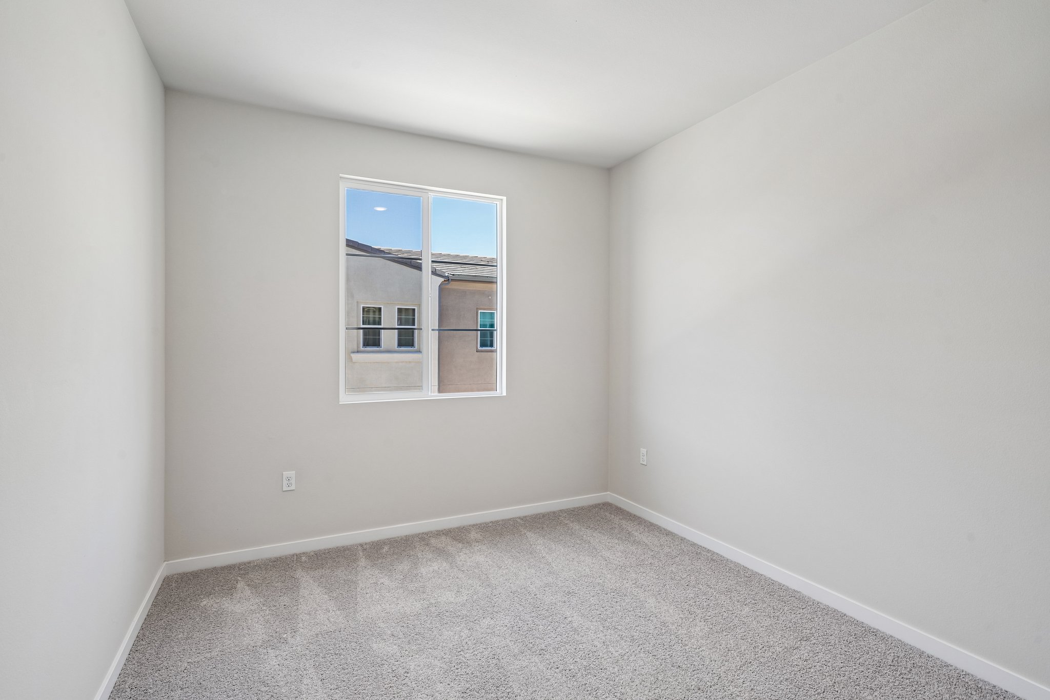 A room with a window.