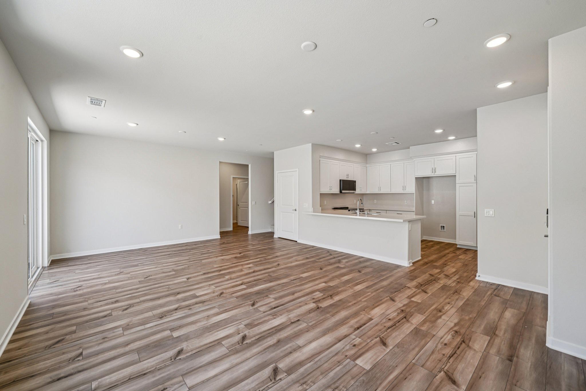 A large empty room.