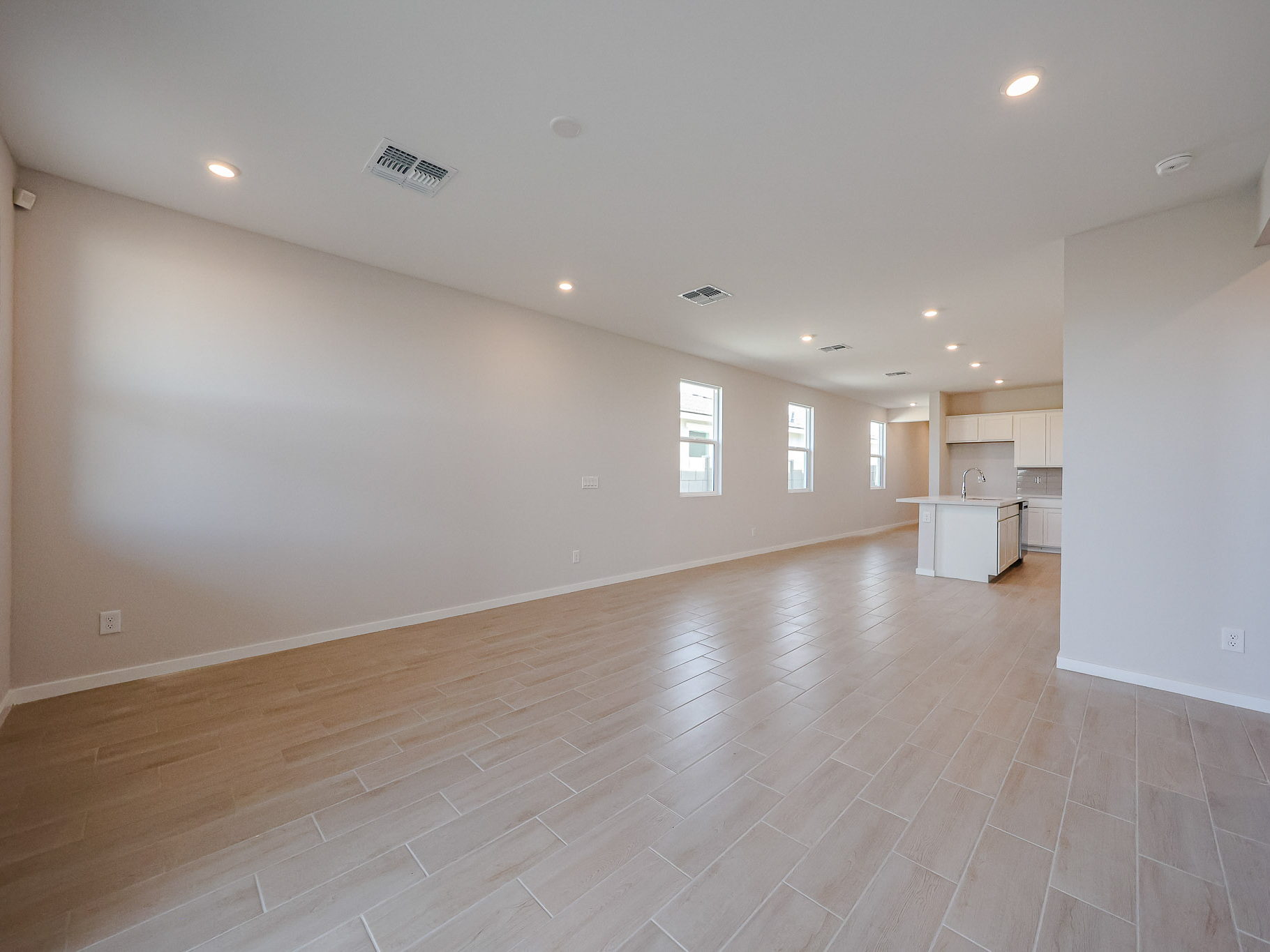 A large empty room.