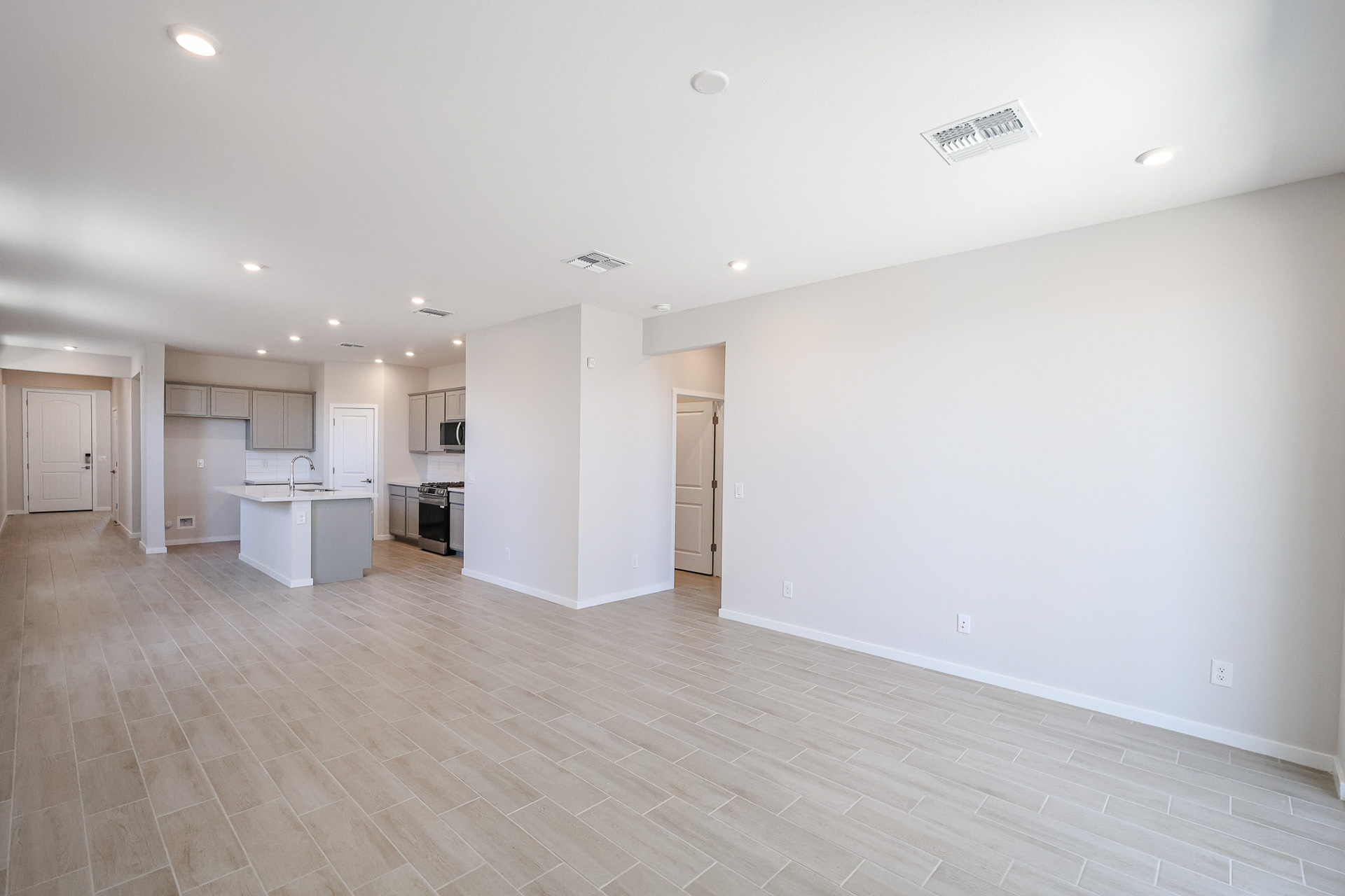A large empty room.