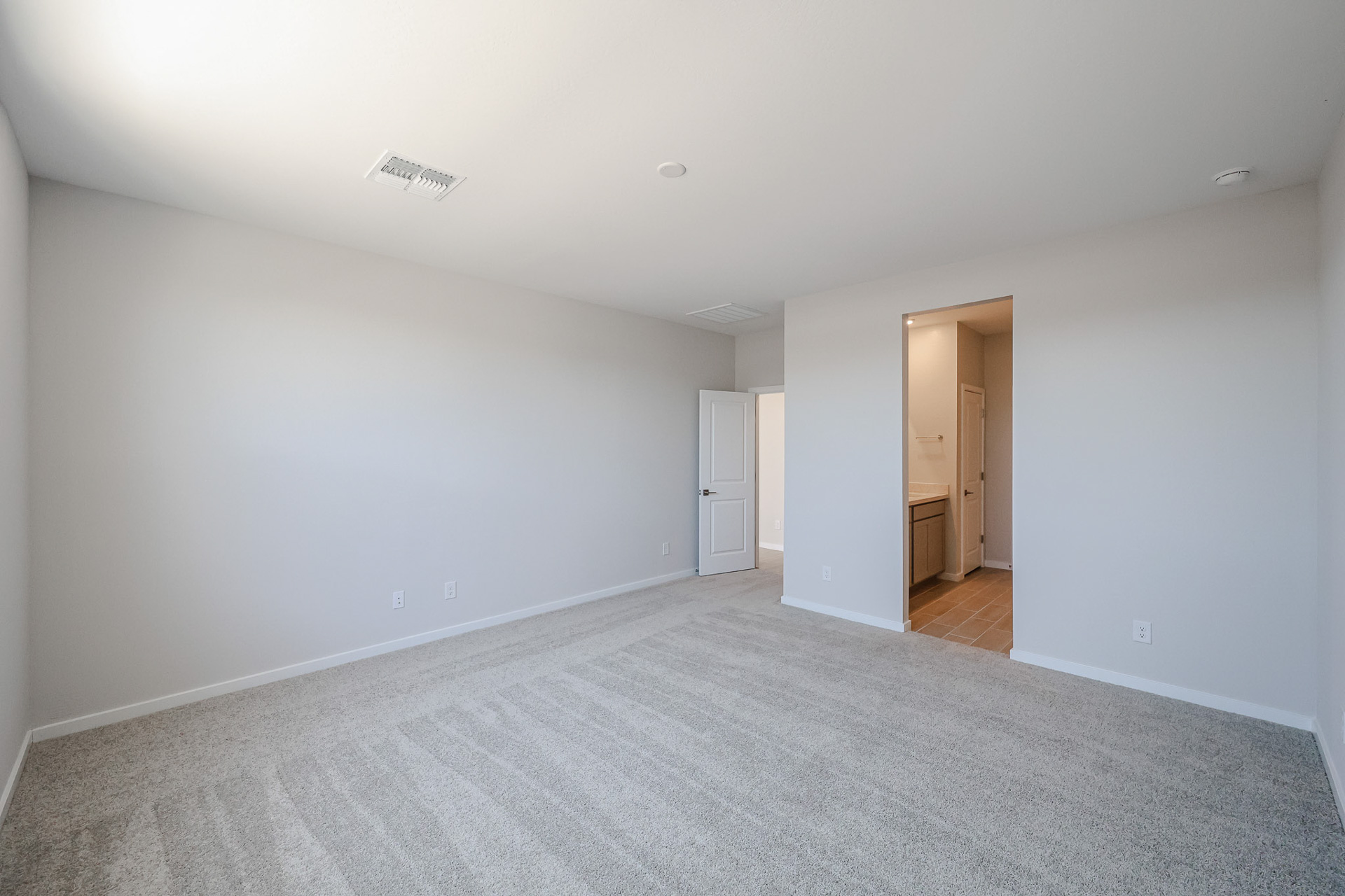 A room with white walls.