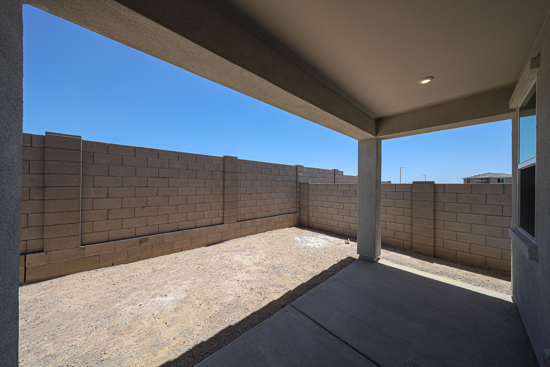 A building with a brick wall.