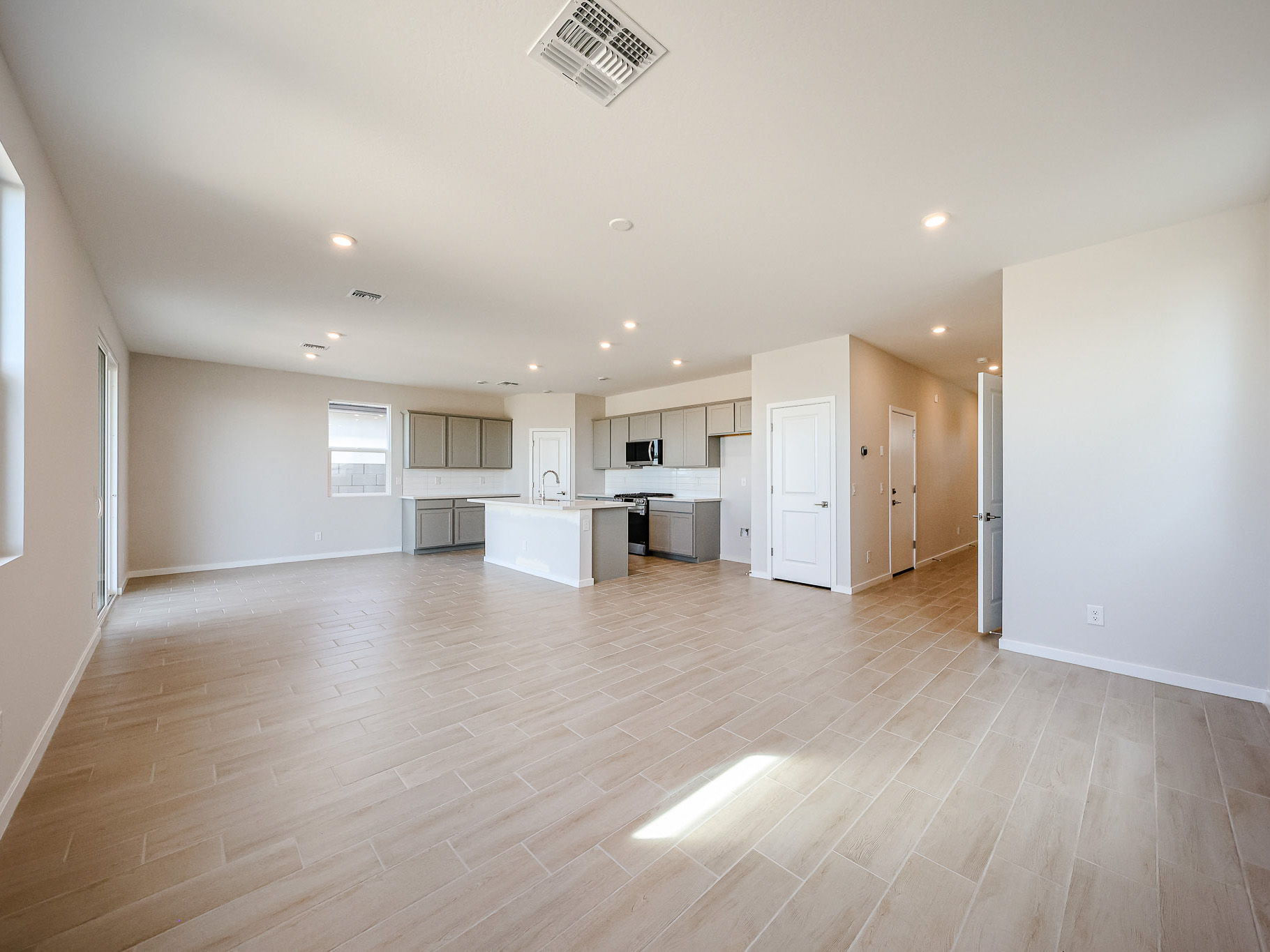 A large empty room.