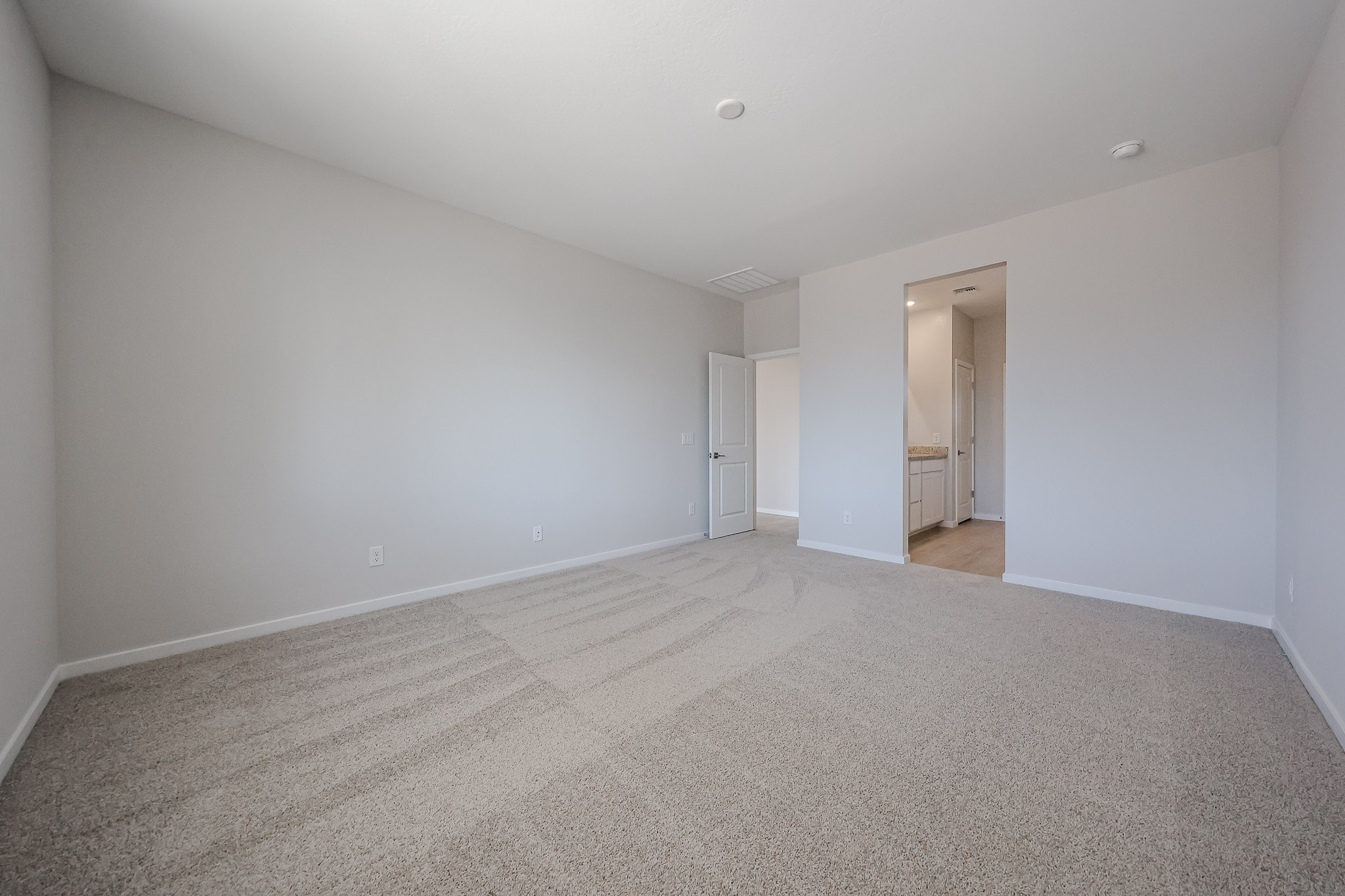 A room with white walls.