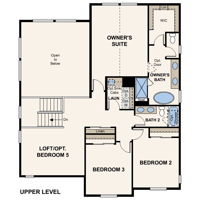 Diagram, engineering drawing. 2495 Floorplan Upper Level