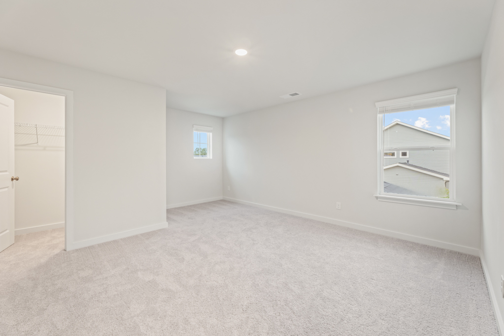 A room with white walls.