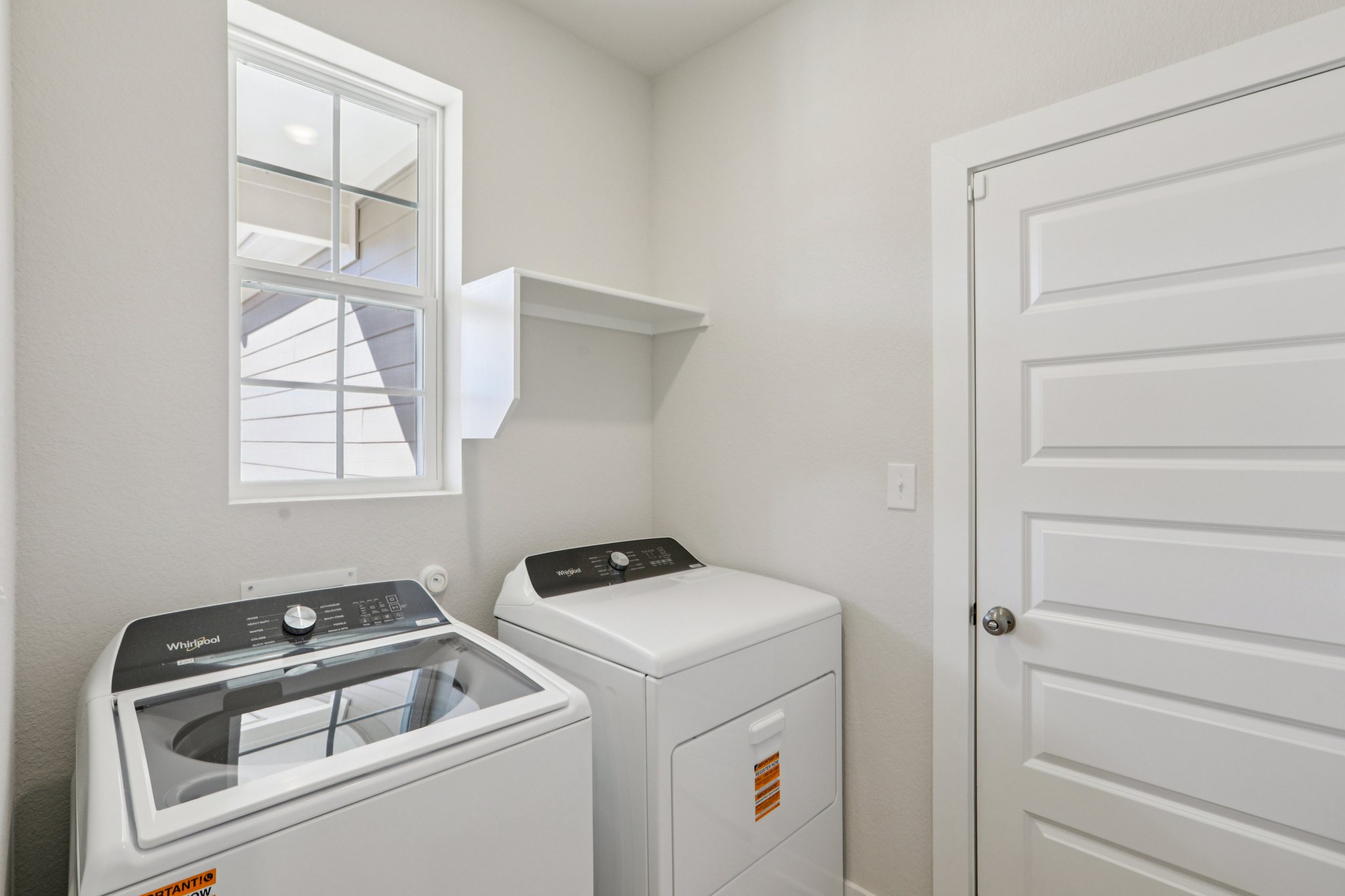 A small white kitchen.