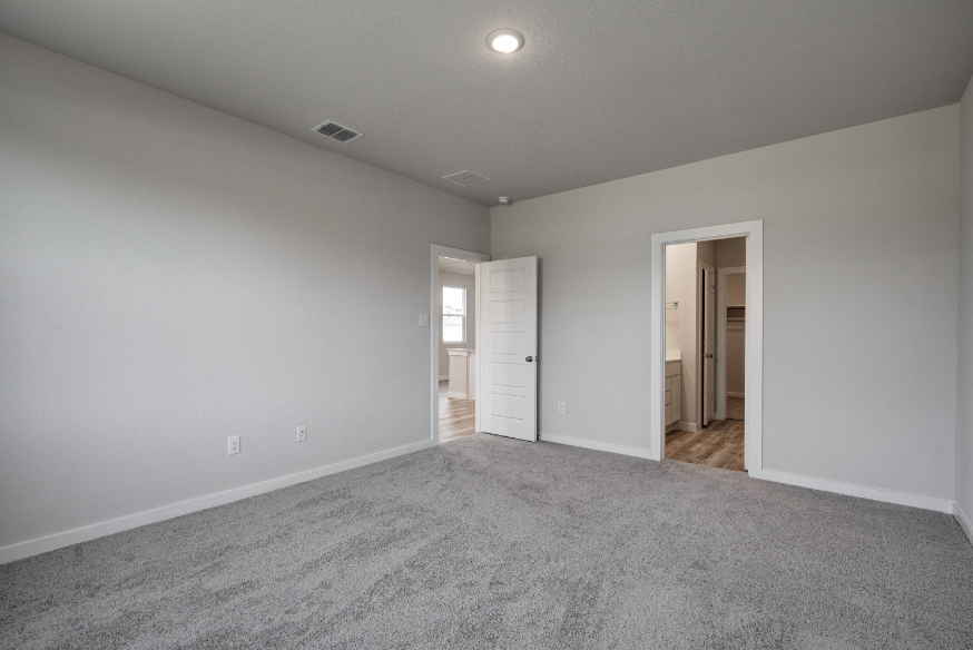 A room with white walls.